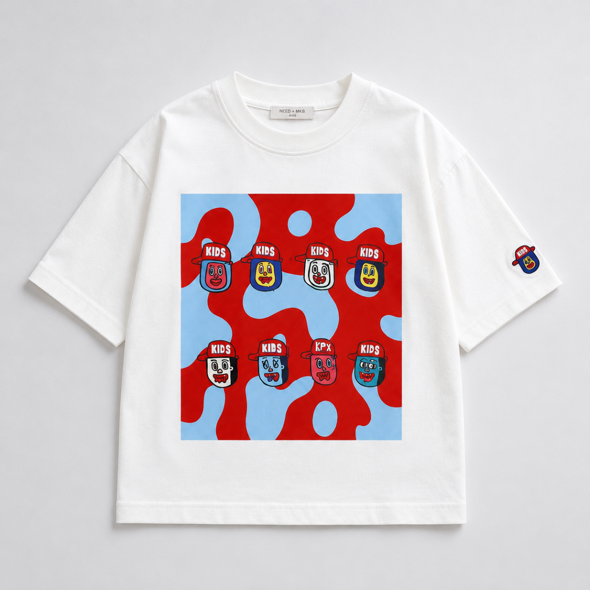 TinyTrend – Avslappnat & stilfullt – Barn-T-shirt med färgglatt tryck 160 (12–13 år) | Pedagogiska Träleksaker