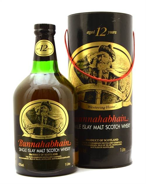 Bunnahabhain 12 år Westering Hem Old Version Single Islay Malt Scotch Whisky 100 cl 43%