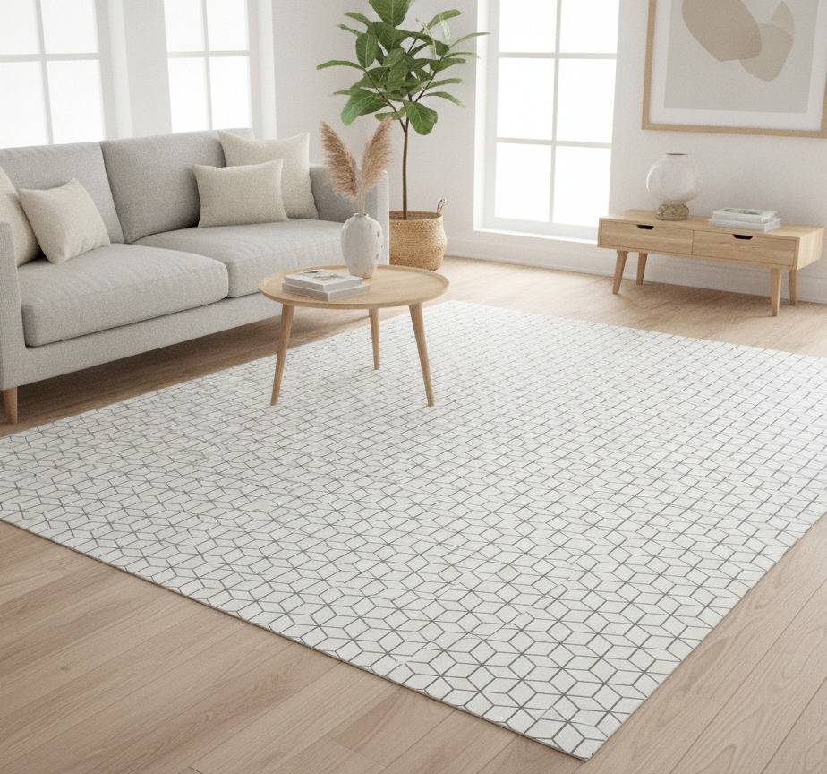 Vinylmatta entré nordic stil kantkubbar