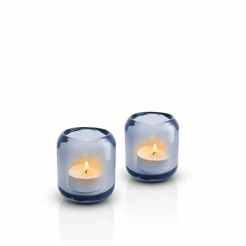 Acorn Ljuslykta 8cm 2-pack Sea