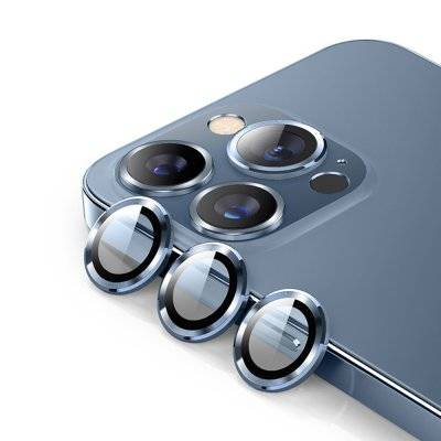 Enkay Kameraskydd iPhone 13 Pro/ iPhone 13 Pro Max Härdat Glas Blå