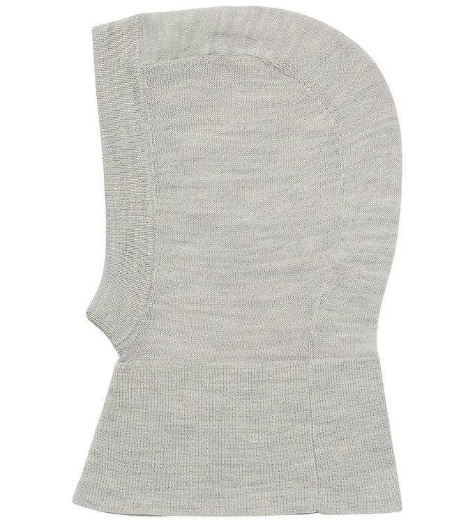 FUB Balaklava - Ull - Enkel - Baby - Light Grey Melange - FUB - 80/86 - Balaklava - Singel
