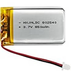 HXJNLDC 802540 3,7 V 900 mAh litiumbatteri för Sena 10S-serien Sena 10S-01 och Sena 20s Sena 20s-01 Sena 20s Evo Sena 30K Sena 30K-01D motorcyklar Bluetooth headset batteri ersättning intercom