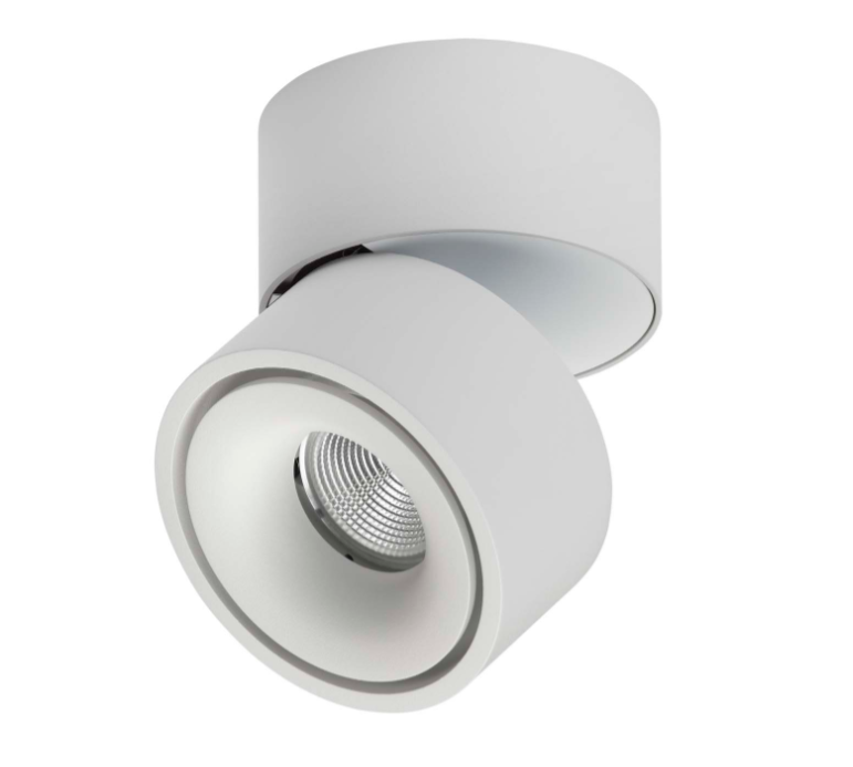Easy W100 væg/-loftlampe fra Antidark - Hvid / Med kabelhul