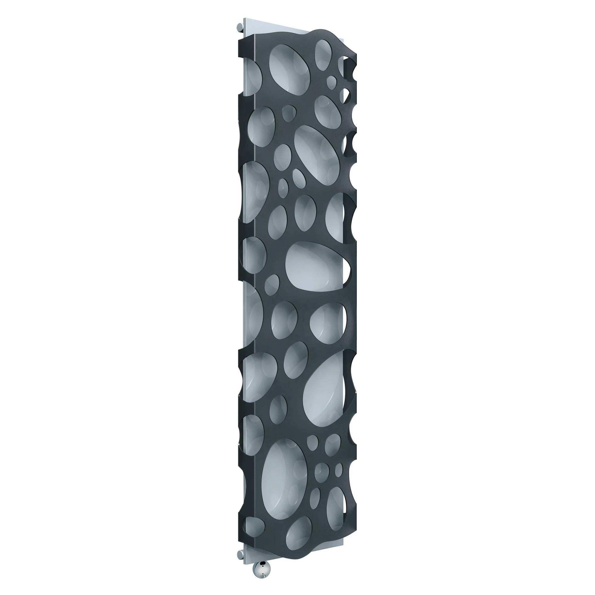 El Radiator 700 W Scuba Ljusgrå-Svart