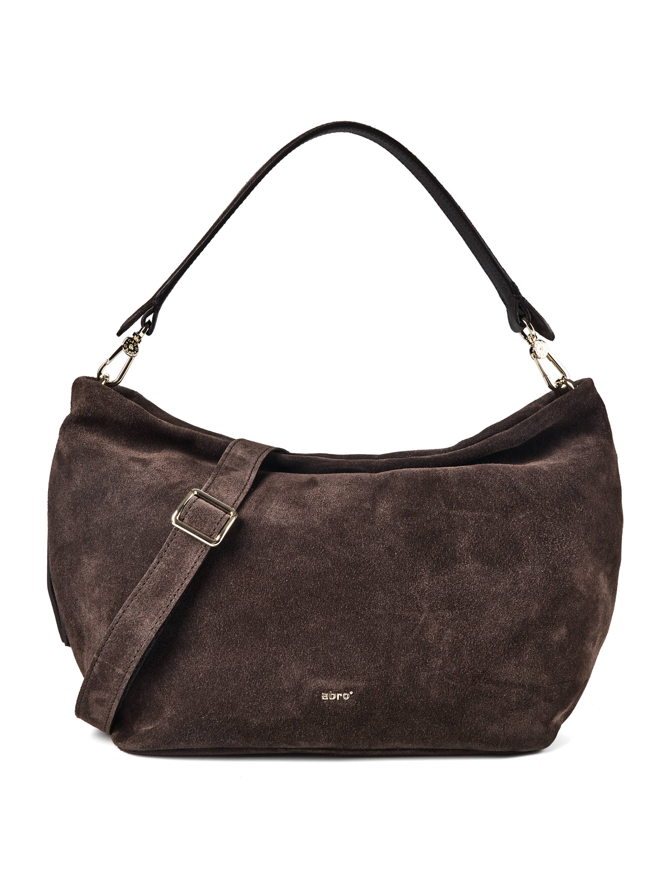 abro Ebony Skuldertaske Læder 39 cm  Brun