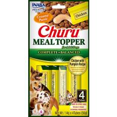 INABA Dog Meal Topper Chicken Pumpkin 4x14 g krämig tillsats med kyckling och pumpa till hundmat