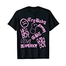 Lil Emo Rap Goth Peep Hip Hop Tätowierung T-Shirt