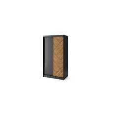 Marrphy Garderob 120x220 cm - Brun & garderobssystem