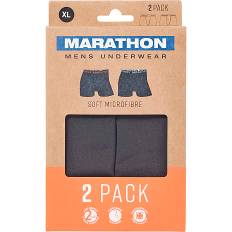 Marathon herre 2-pak tights str. 2XL - sort (På lager i et varehus)