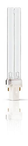 10 stk Kompaktrør PL-S TUV 5W G23 Sterilisation