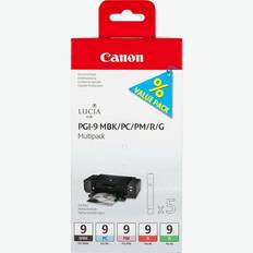 Canon PGI-9 MBK/PC/PM/R/G 5 Ink Cartridge Multipack