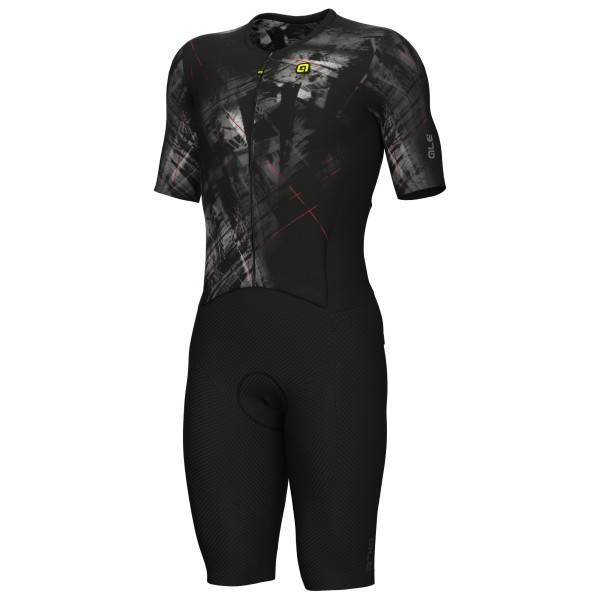 Alé PR-E Mirror Skinsuit Cykelheldragt Herrer størrelse XXL farve sort