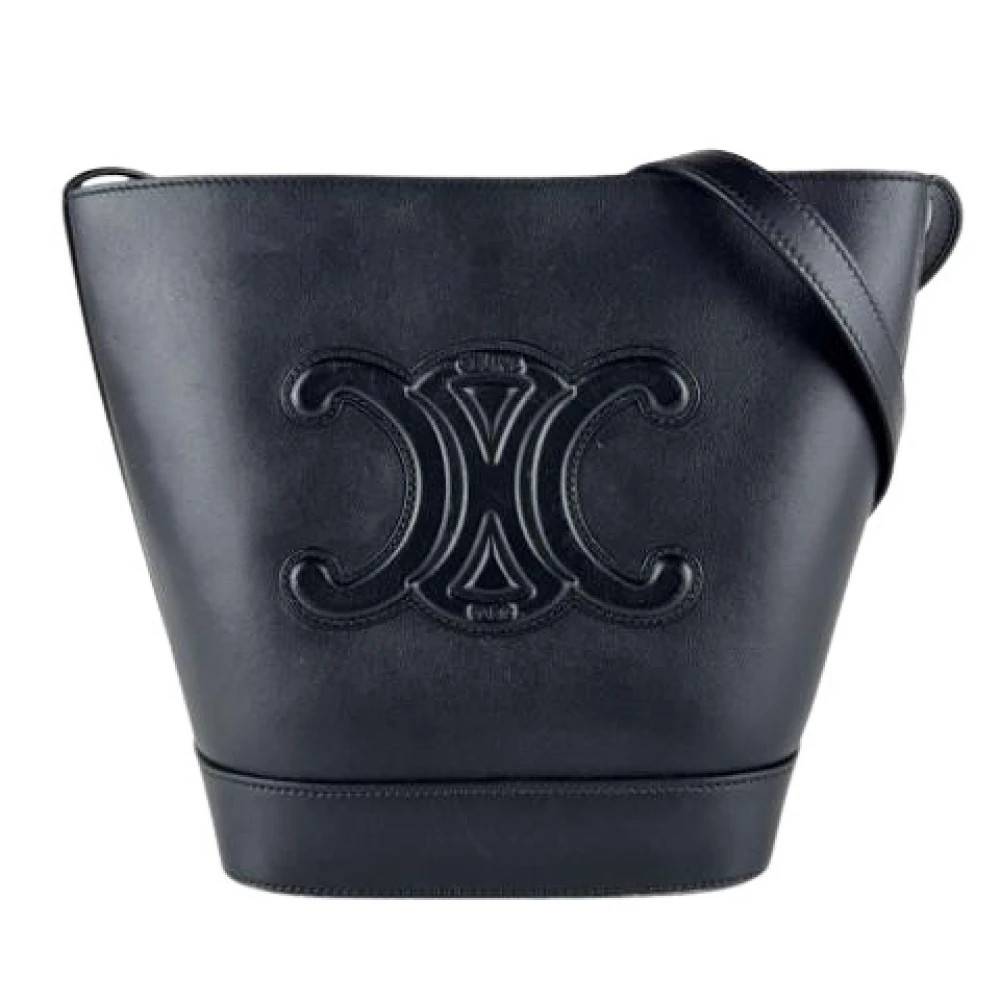 Celine Vintage Pre-owned Vintage Skuldertaske - Vintage - Dame - Sort - ONE SIZE - Uld