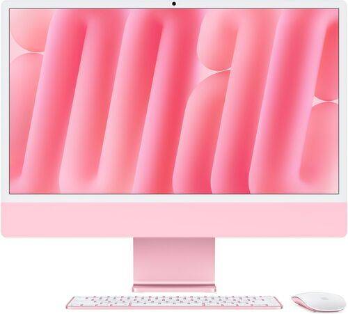 Apple iMac 2024 M4 10 Core | 24" | 16 GB | 256 GB SSD | Standardglas | rosa | Apple tillbehör | UK
