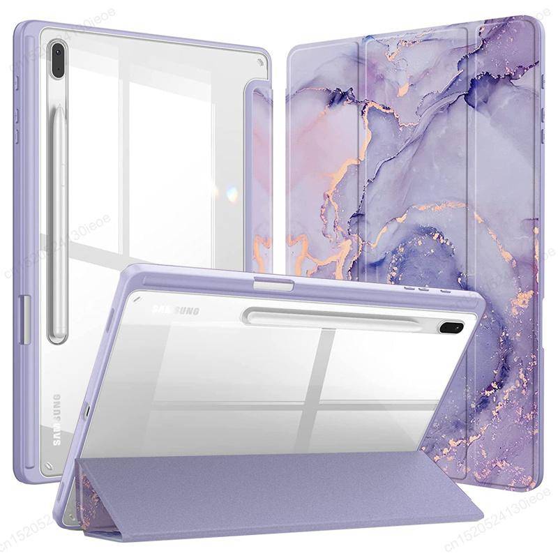 För Samsung Galaxy Tab S11 S10 Lite S9 FE 10,9 11 Plus 12,4 tum Surfplattefodral för Tab A11 A9 S9 S8 S7 11  Plus 12,4  Funda himmelsblå färg