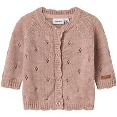 Name It Nbfwrilla Wool LS Knit Card - Från Magasin - Shadow Gray (68)