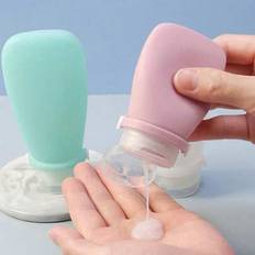 Refillable Silicone Flexible Tube Travel Bottles Set - Leak Proof And Squeezable For Shampoo, Lotion, And Toiletries - Perfect For Carry On And On-The - Multicolor - Multi-size