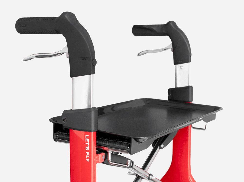 Bakke til TrustCare Let's Go Out og Let's Fly rollator.