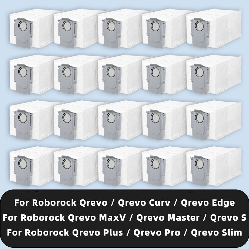 Dust Bag Fit For Roborock Qrevo Curv / Qrevo Edge / Qrevo MaxV / Qrevo Master / Qrevo Plus / Qrevo Pro / Qrevo S / Qrevo Slim