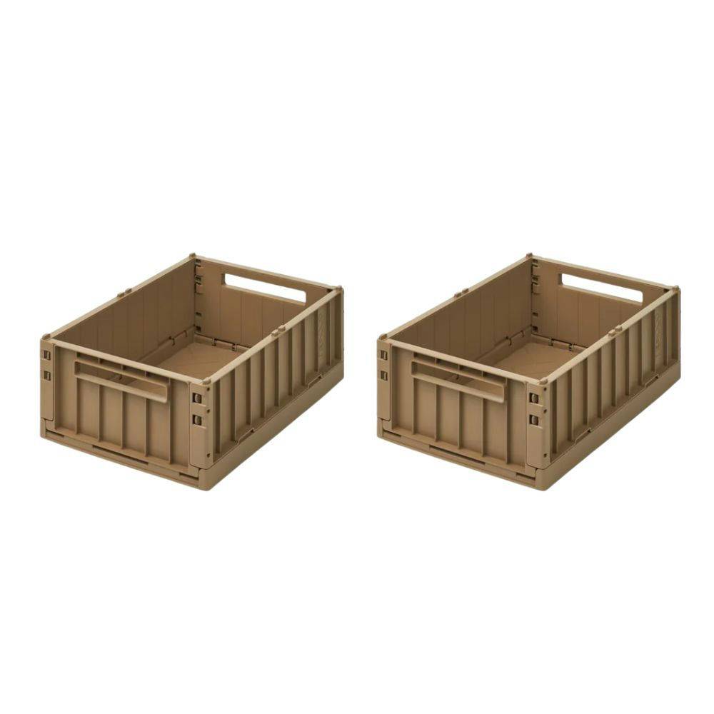 LIEWOOD Living Interior Weston Förvaringslåda S 2-Pack Oat
