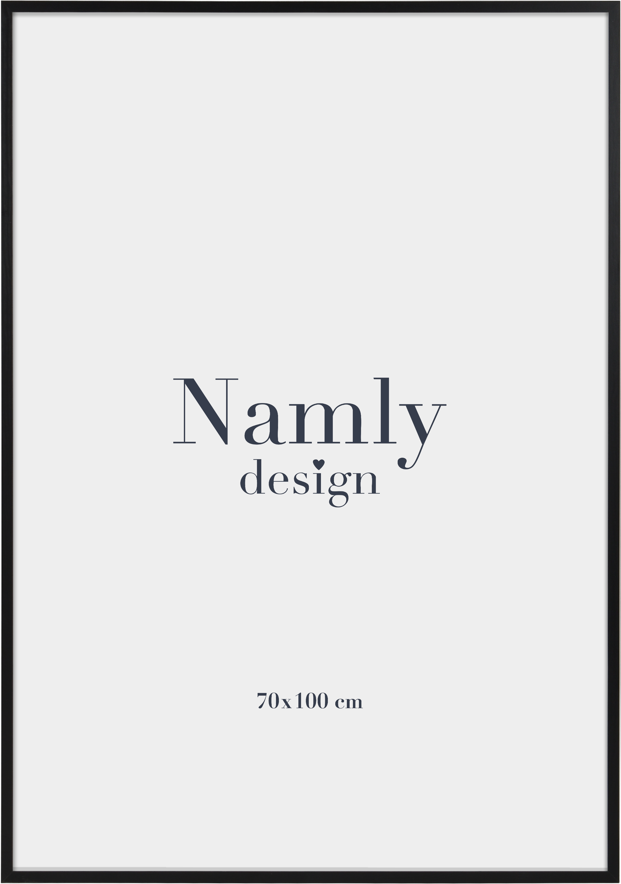Ramme – Sort - 70x100 cm