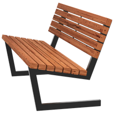 Plus Siesta Living Sofa 150 cm i ThermoWood