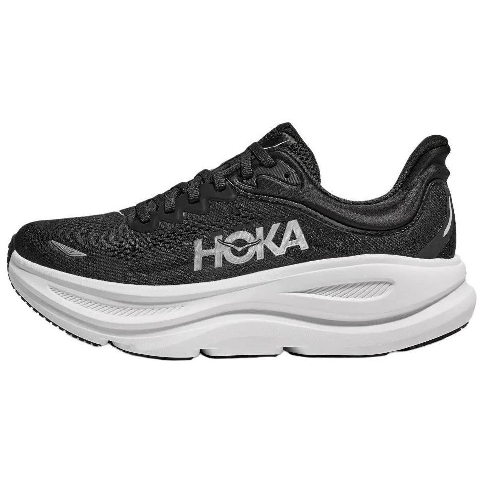 HOKA Bondi 9 Svart Vit Herr Sneakers 1162011-BWHT 44
