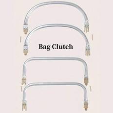 Bag Clutch Accessory, Foldable Frame, DIY Replacement, Reusable Bag Accessory, Hand Clutch School Supplies Teacher Gifts Back To School Teacher Access - Silver - Square,Round,Square 5 Sets,Round 5 Sets,Square 10 Sets