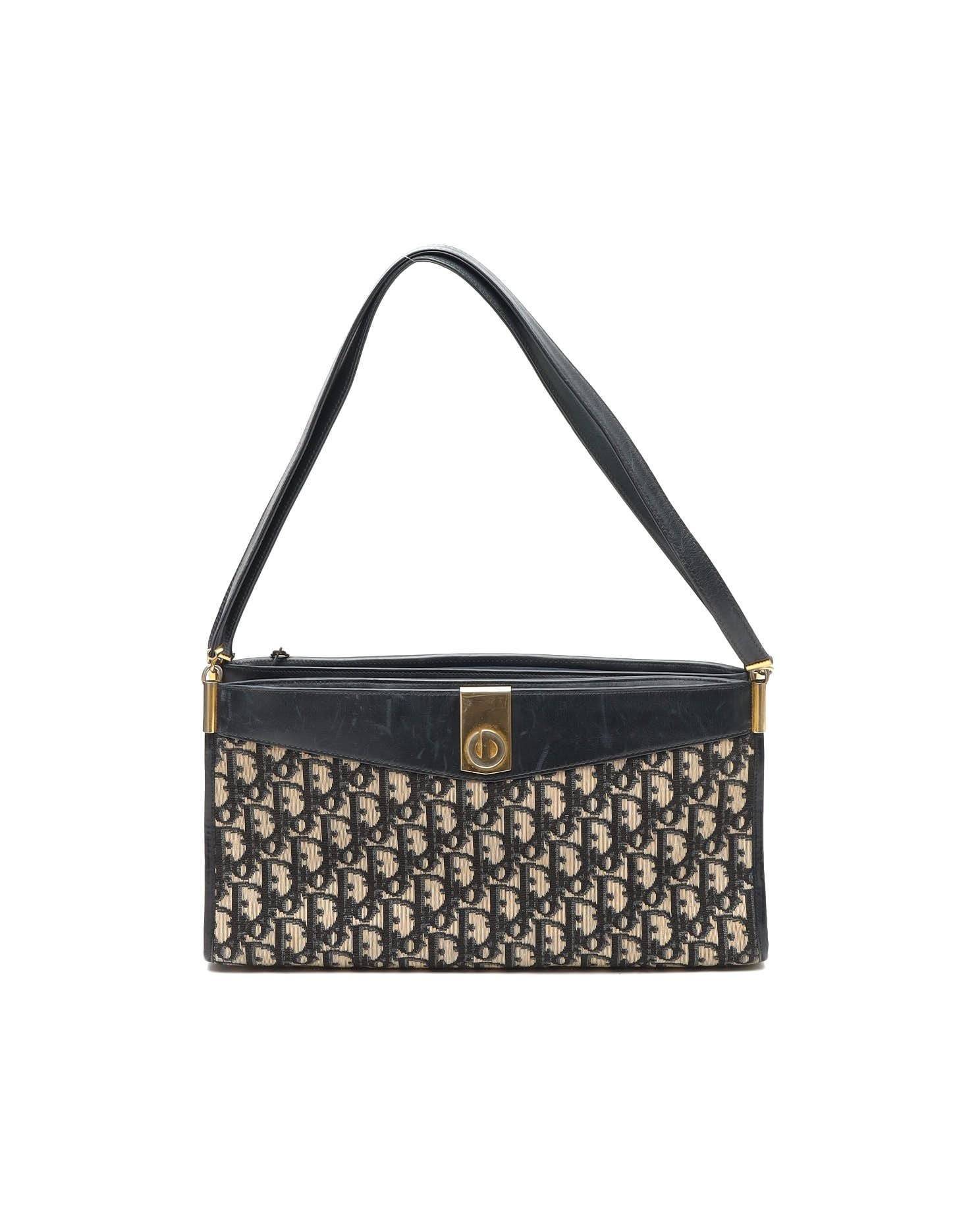 Christian Dior Trotter Bag - Navy - One Size