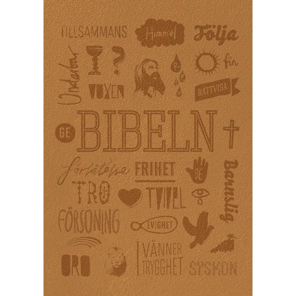 Libris förlag Svenska Folkbibeln 2015 (slimline, bärnsten Konfirmandbibeln) (inbunden)