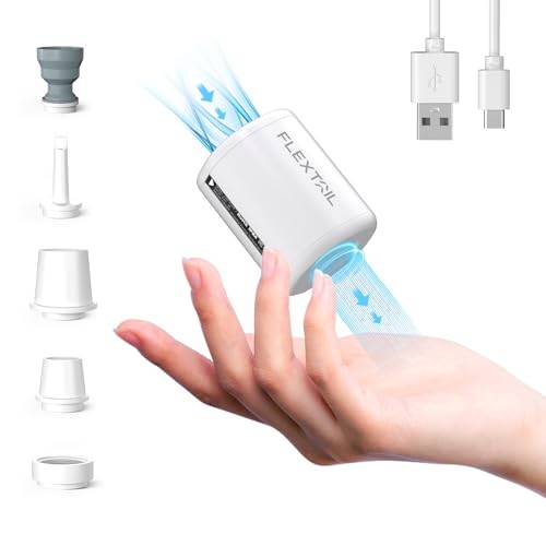 FLEXTAILGEAR Tiny Pump 2.0 Elektrisk luftpump mini, bärbar USB-C-pump, 4 kPa, luftpump för luftmadrasser, uppblåsbara föremål för pool