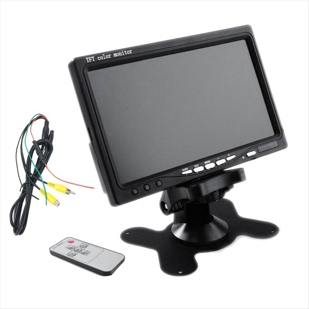 7 tommer TFT LCD farve HD bakkamera til bil lastbil CCTV desktop digital skærm
