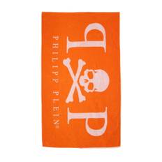 Philipp Plein, Home , unisex, Orange, ONE SIZE, Bomuld, Badehåndklæde