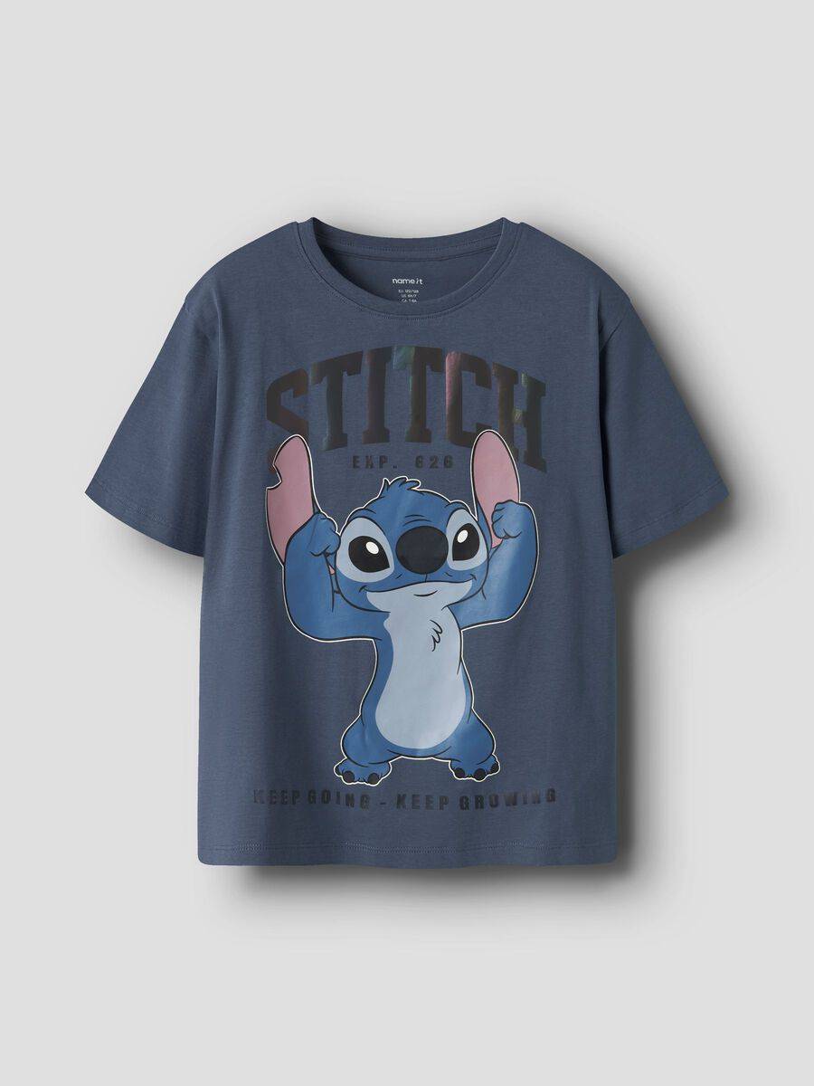 Stitch T-shirt - Blå - 122/128