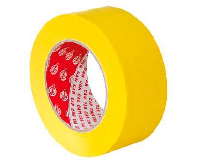 Professionel afdækningstape i gul, 38 mm bred og 50 m lang