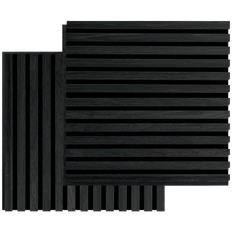 Fibrotech Square akustikpanel 22x520x520 mm black oak - pk á 2 stk.