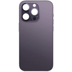 iPhone 14 Pro Max bagglas uden logo - Deep Purple (Big Hole)