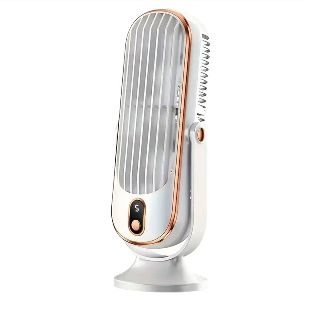 Bordventilator, bærbar bladløs ventilator, lille personlig køleventilator A.