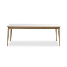 Andersen Furniture T3 spisebord m. synkronudtræk - Hvid laminat