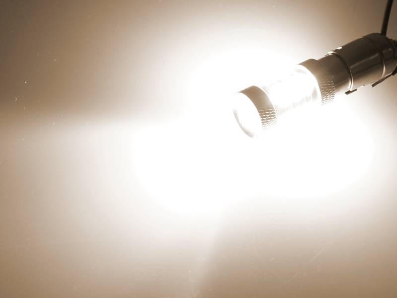 80W CREE LED 10-30V - BAU15S Canbus - Gul