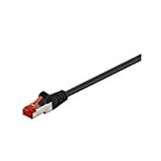 Goobay 95458 CAT 6 patchkabel, S/FTP (PiMF), svart