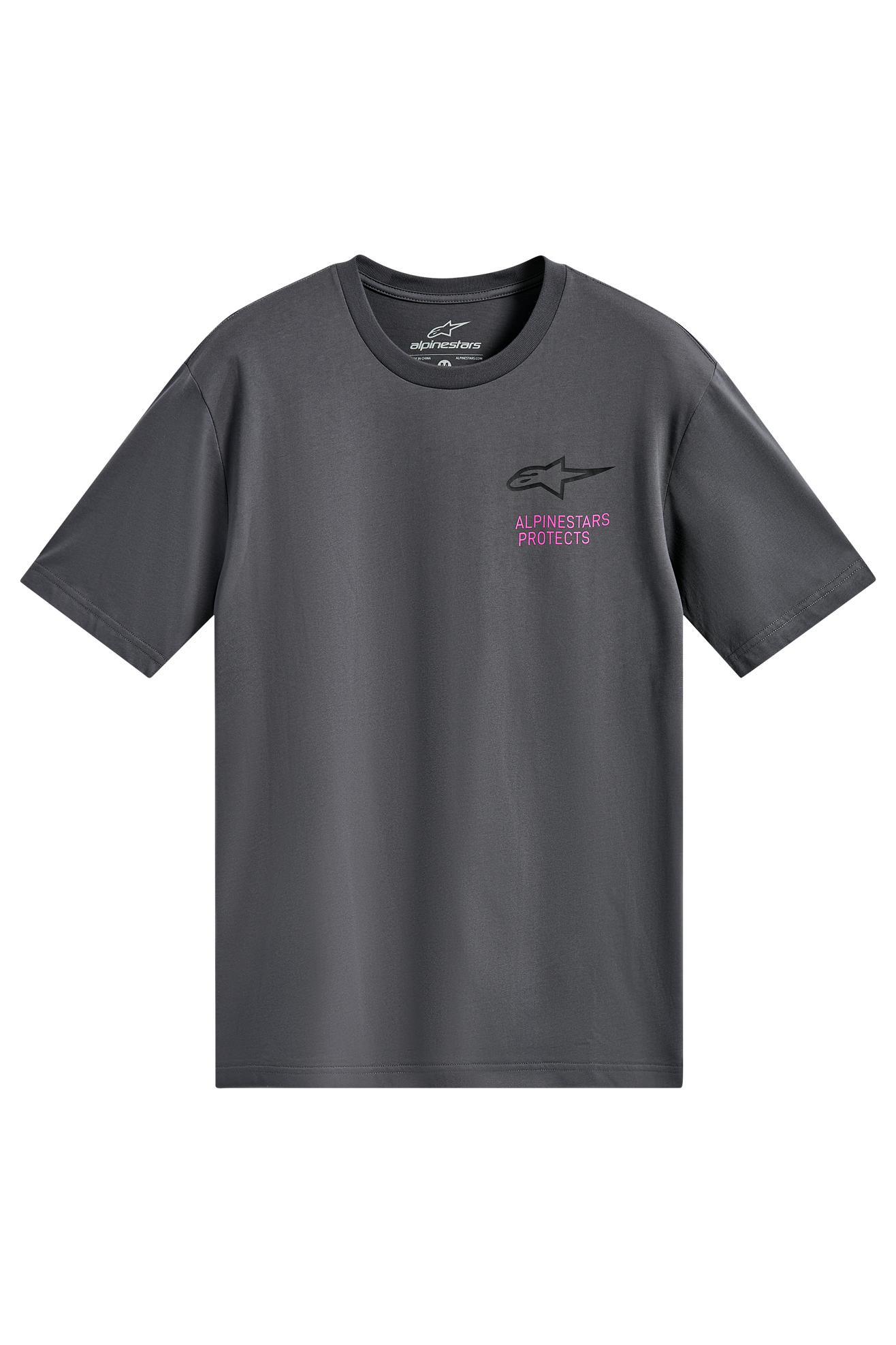 T-Shirt Alpinestars Pop Helmet CSF KoksgråS - Koksgrå - S