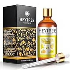 HEYTREE Citronolja 100 ml - Ren och naturlig eterisk olja Utmärkt luftfräschare - perfekt för aromaterapi, hudvård och hårvård