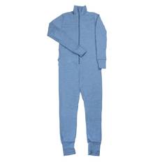Joha jumpsuit-heldragt til kvinder - merinould L Dusty Melange (blå)