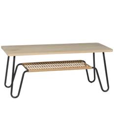 Marcel soffbord/sideboard såpad ek 120x50 cm - Svart/Träfärg