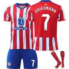 2024-2025 Atlético Madrid Hemma Barn Vuxen Fotbollströja Nr.7 Griezmann XL