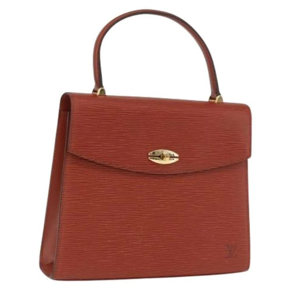 Louis Vuitton Vintage Pre-owned Vintage Læder Håndtaske - Vintage - Dame - Brun - ONE SIZE - Læder