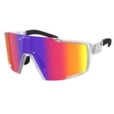 SCOTT Shield cykelbriller translucent/teal chrome