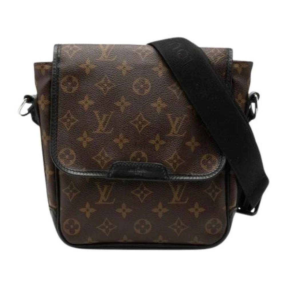 Louis Vuitton Vintage - Pre-owned Monogram Macassar Axelremsväska Vintage - Dam - ONE Size - Läder